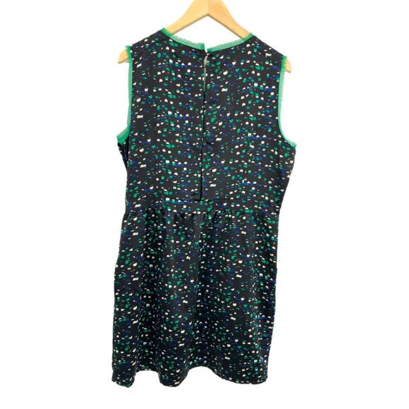 I Heart Ronson Black Green Printed Dress with Pockets Size 16 - Picture 5 of 8